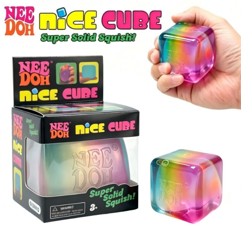 Schylling NeeDoh Rainbow Cube  - Fidget Cube Original 评论和价格