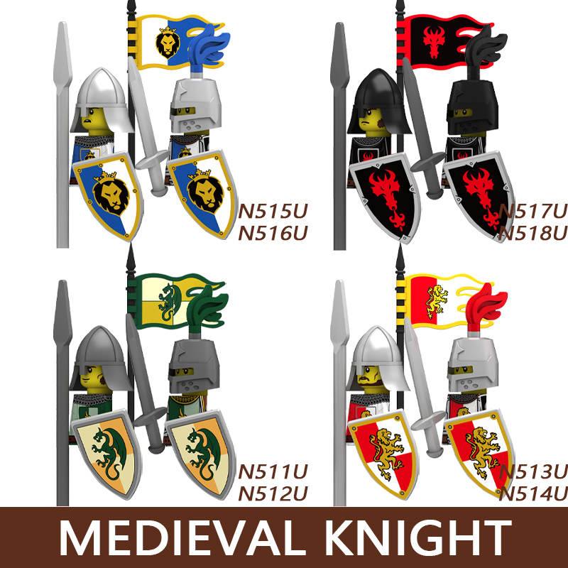Medieval Castle Soldier Buildi - Lego Minifigure Holder 评论和价格
