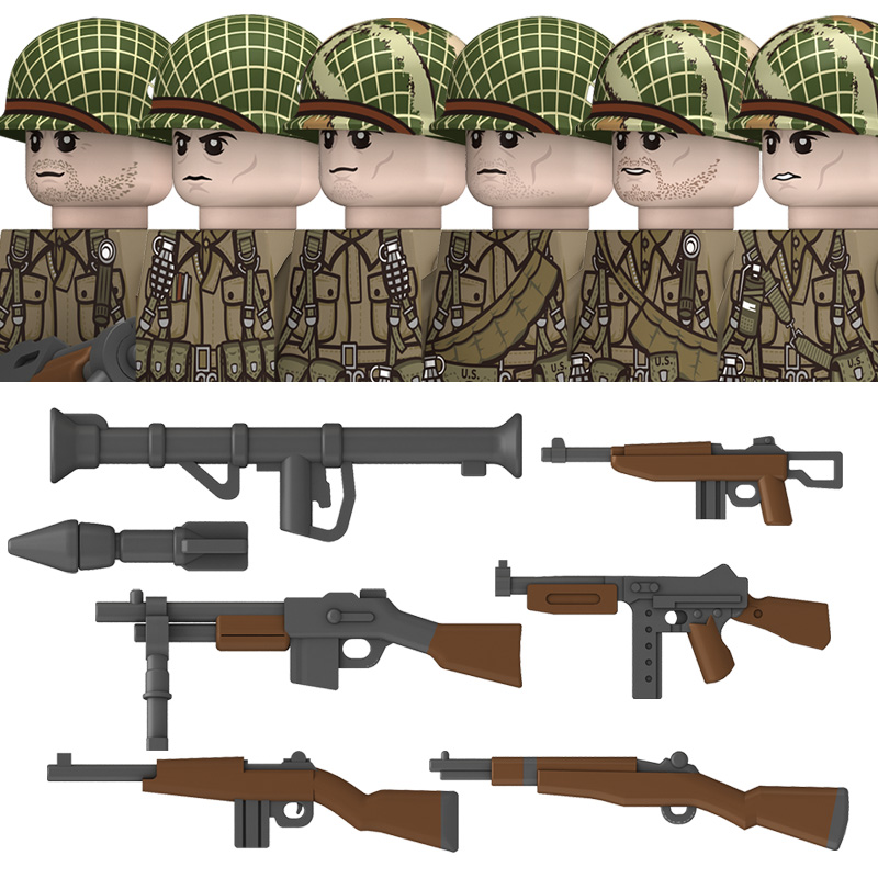WW2 US 101st Airborne Division - Lego Minifigure Holder 评论和价格
