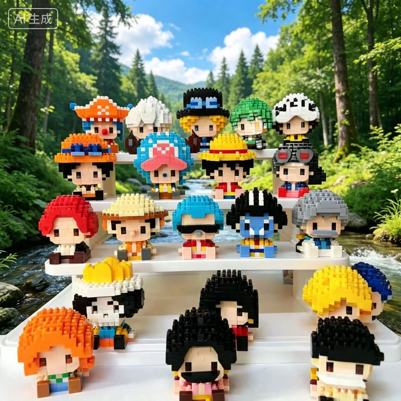 New ONE PIECE Sun God Nika Luf - Building Block Mini 评论和价格