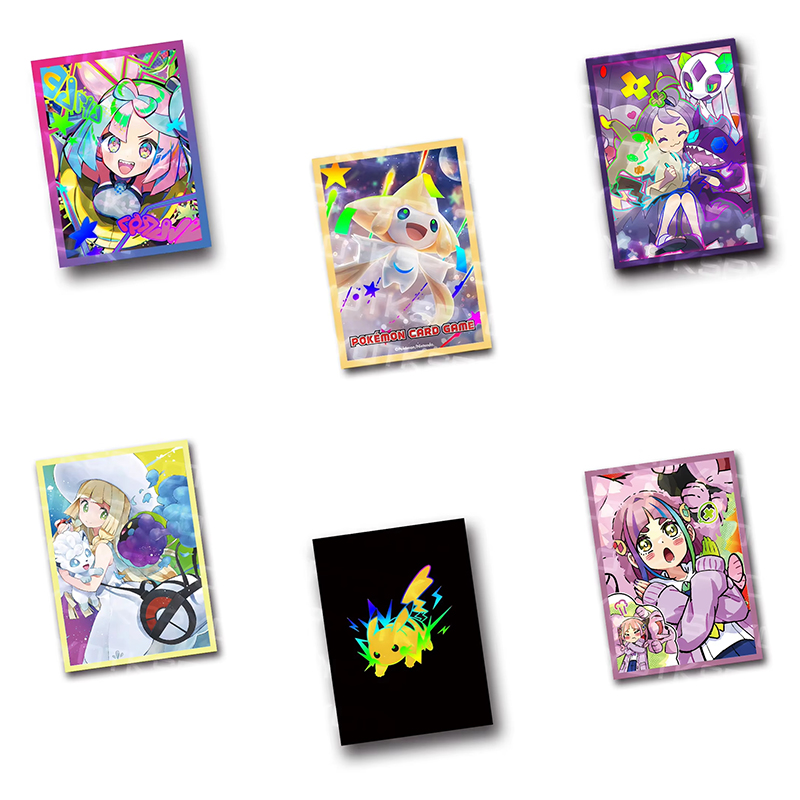 60Pcs/Set 67x92mm Anime Pokemo - Card Penny Sleeve 评论和价格