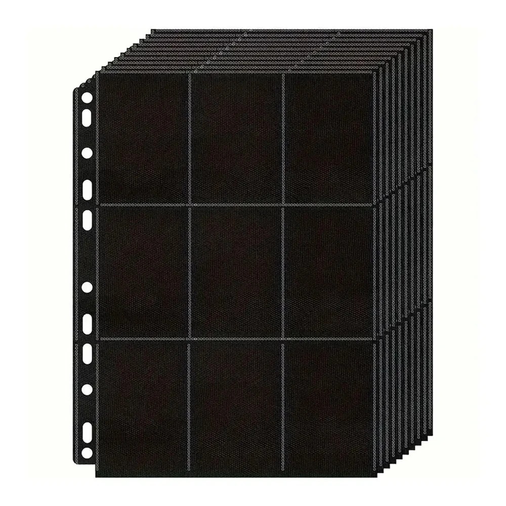10Pack Black 9-Pocket A4 Tradi - Trading Card Binder 评论和价格