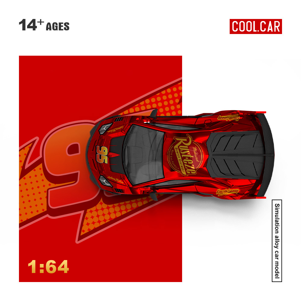 Cool Car 1:64 GT EVO Lightning - Die Cast Car 1 64 评论和价格