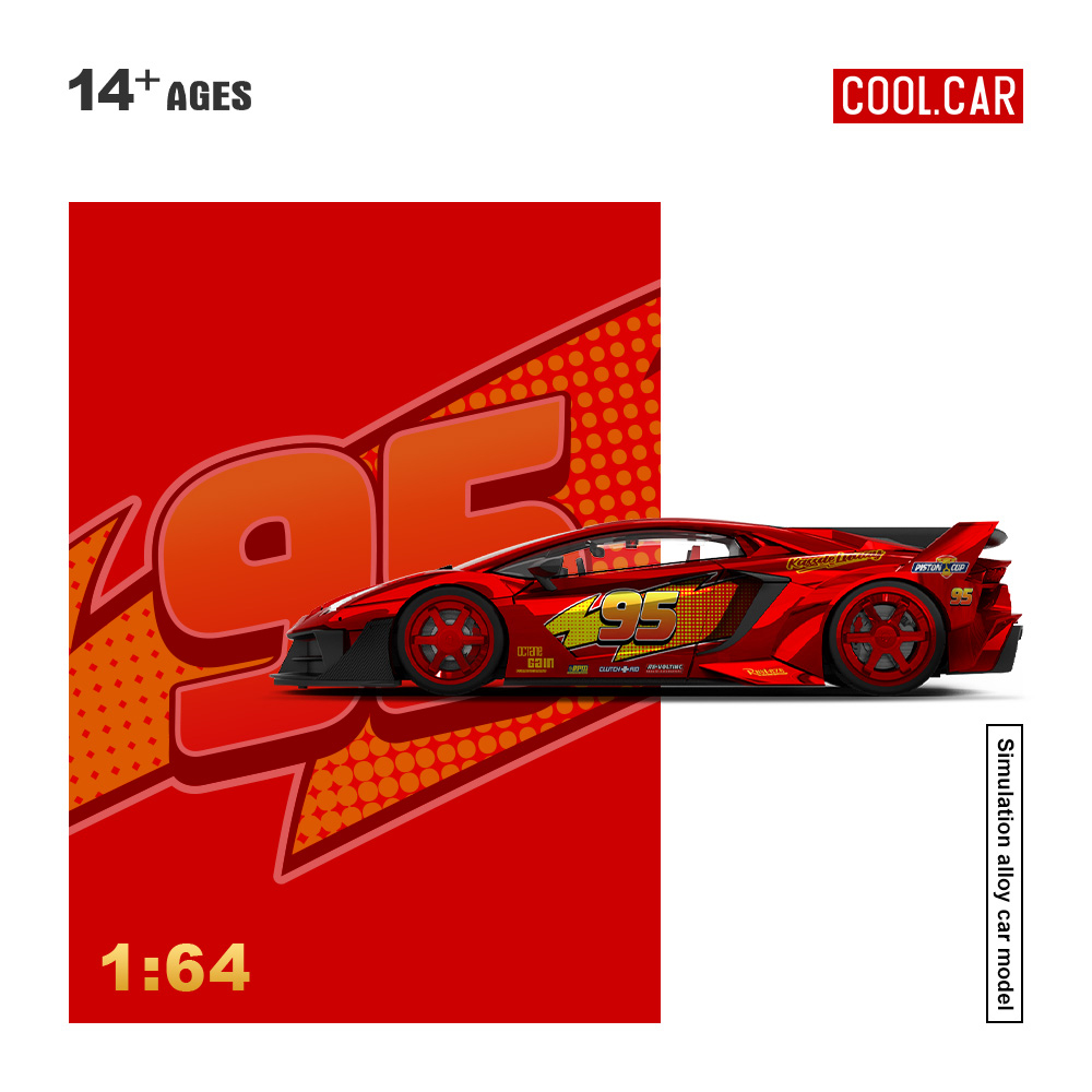 Cool Car 1:64 GT EVO Lightning - Die Cast Car 1 64 评论和价格