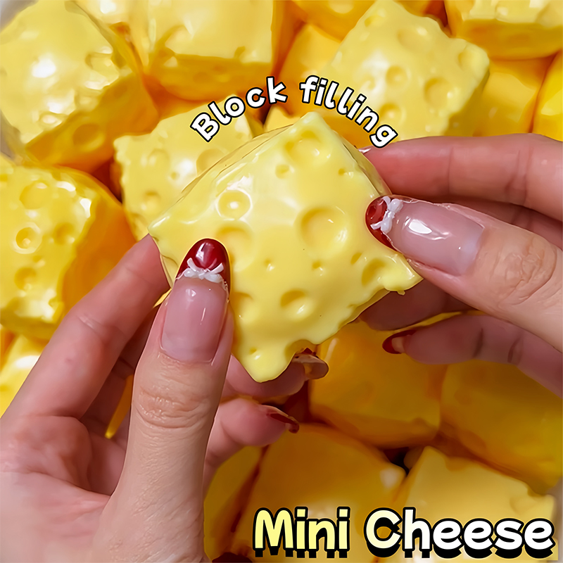 Mini Cheese Cube Squishy Fidge - Building Block Mini 评论和价格