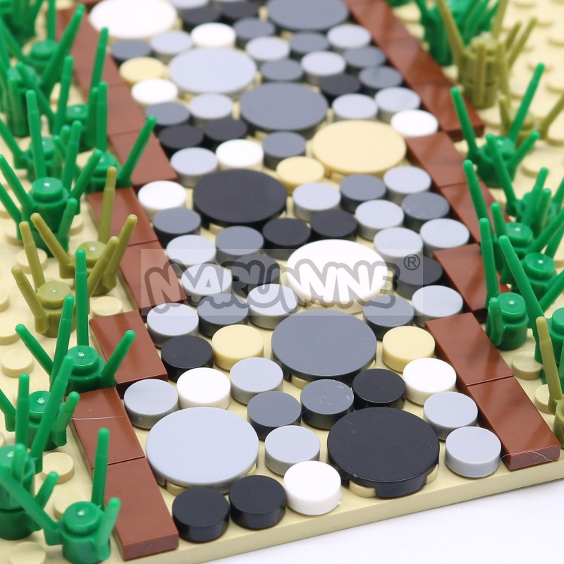 350PCS Round Tile Blocks 1x1 2 - Lego Set City 评论和价格