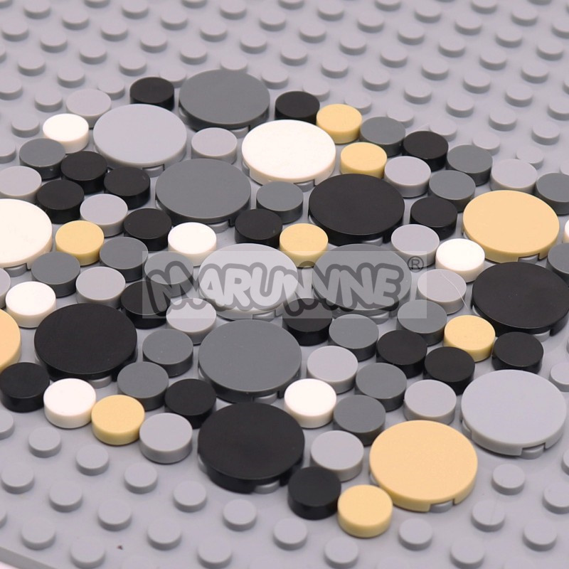 350PCS Round Tile Blocks 1x1 2 - Lego Set City 评论和价格