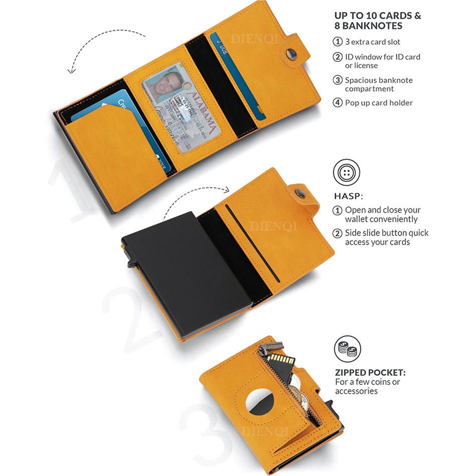 Airtag Wallet Rfid Credit Card - Card Top Loader 评论和价格