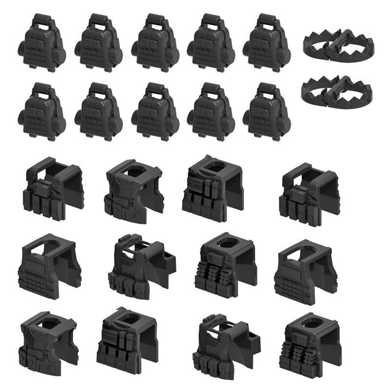 MOC Military Armor Tactical Ve - Lego Minifigure Holder 评论和价格